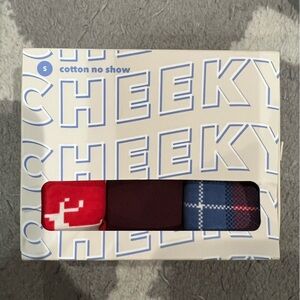 NIB Aerie 3-Pack Cotton No Show cheeky Underwear